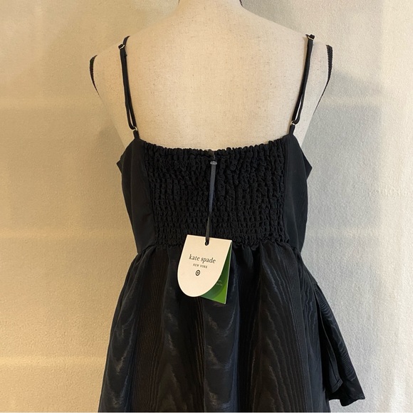 NWT Kate Spade x Target black tiered asymmetrical ruffle midi tank dress - Picture 10 of 14